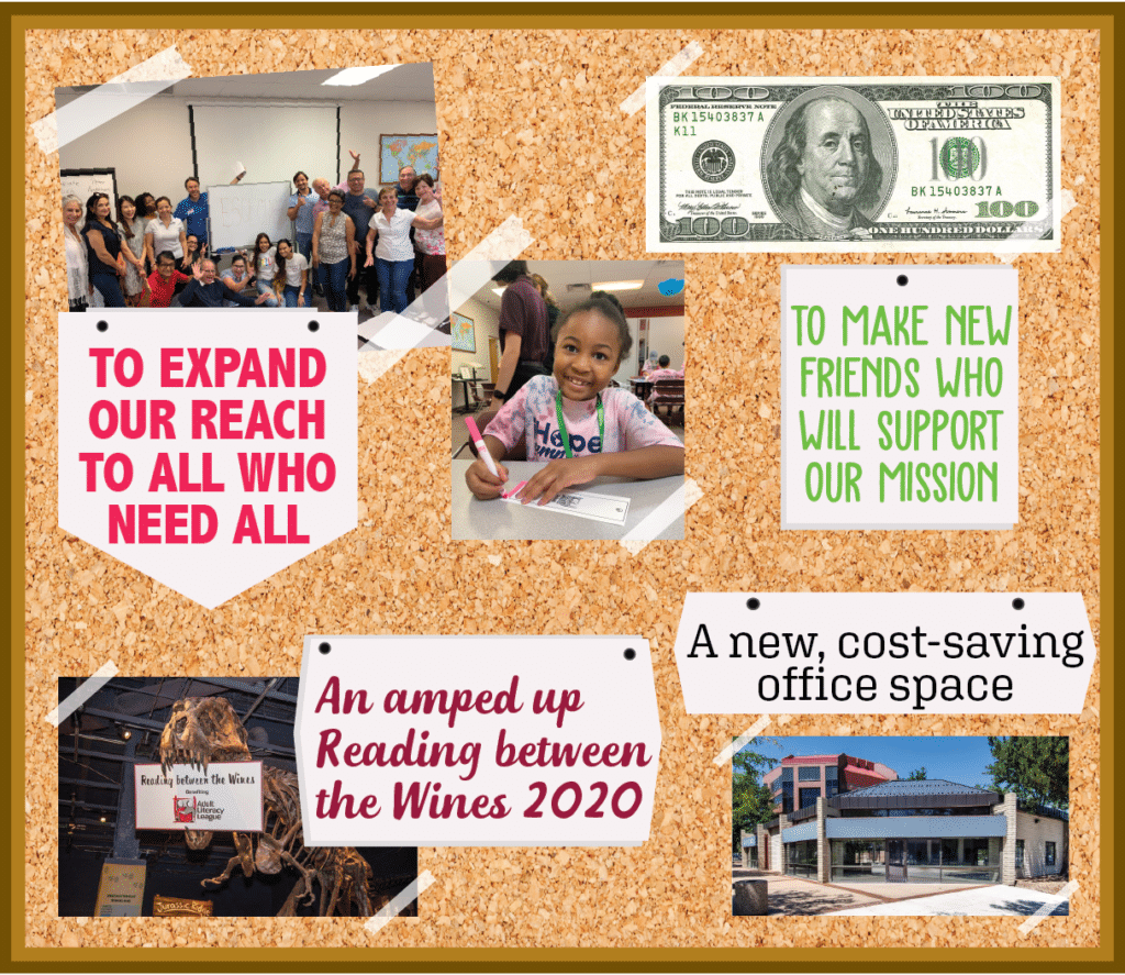 ALL's Vision Board - Adult Literacy League